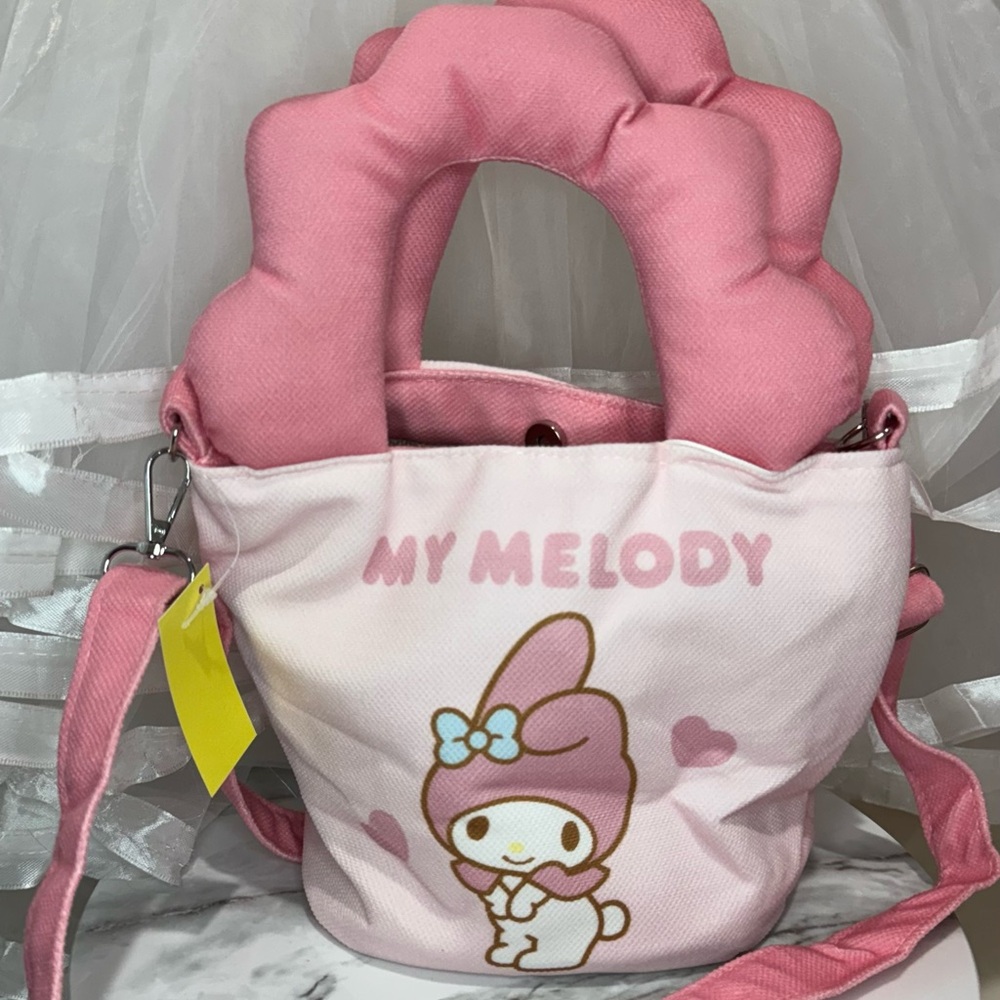 My Melody Pillow Handle Hand bag